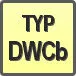 Piktogram - Typ: DWCb